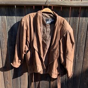Winlit Brown Suede Jacket